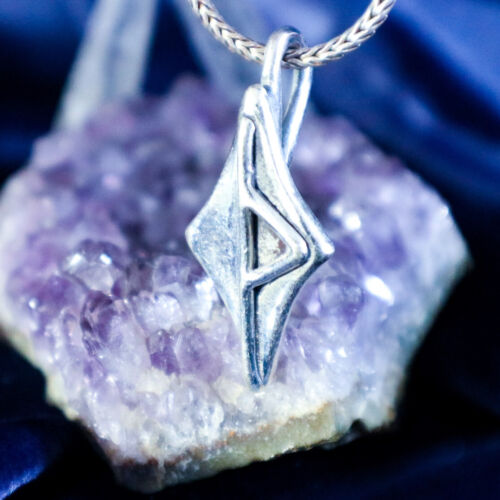 Thor's Rune - Thurisaz Silver Pendant for Protection & Strength