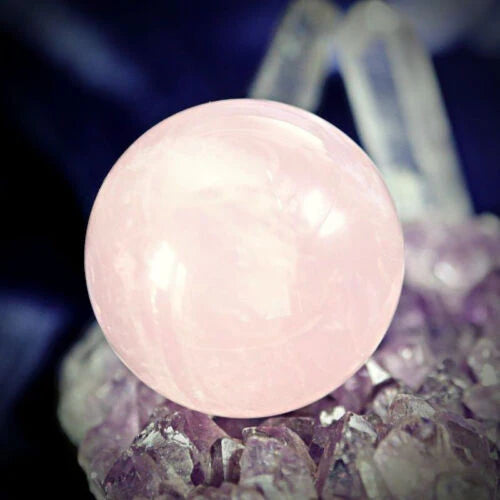 Fairy Energy Sphere - Invite Peace, Good Luck, and Rose Quartz Blessings