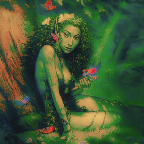 Dryad Spirit Esme - Tree Guardian of Wisdom, Love & Laughter