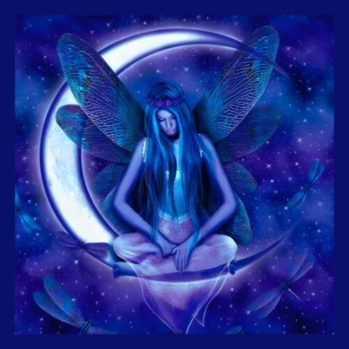 Lovely Luna, Magickal Moon Fairy Brings Light, Wisdom & Tranquility!