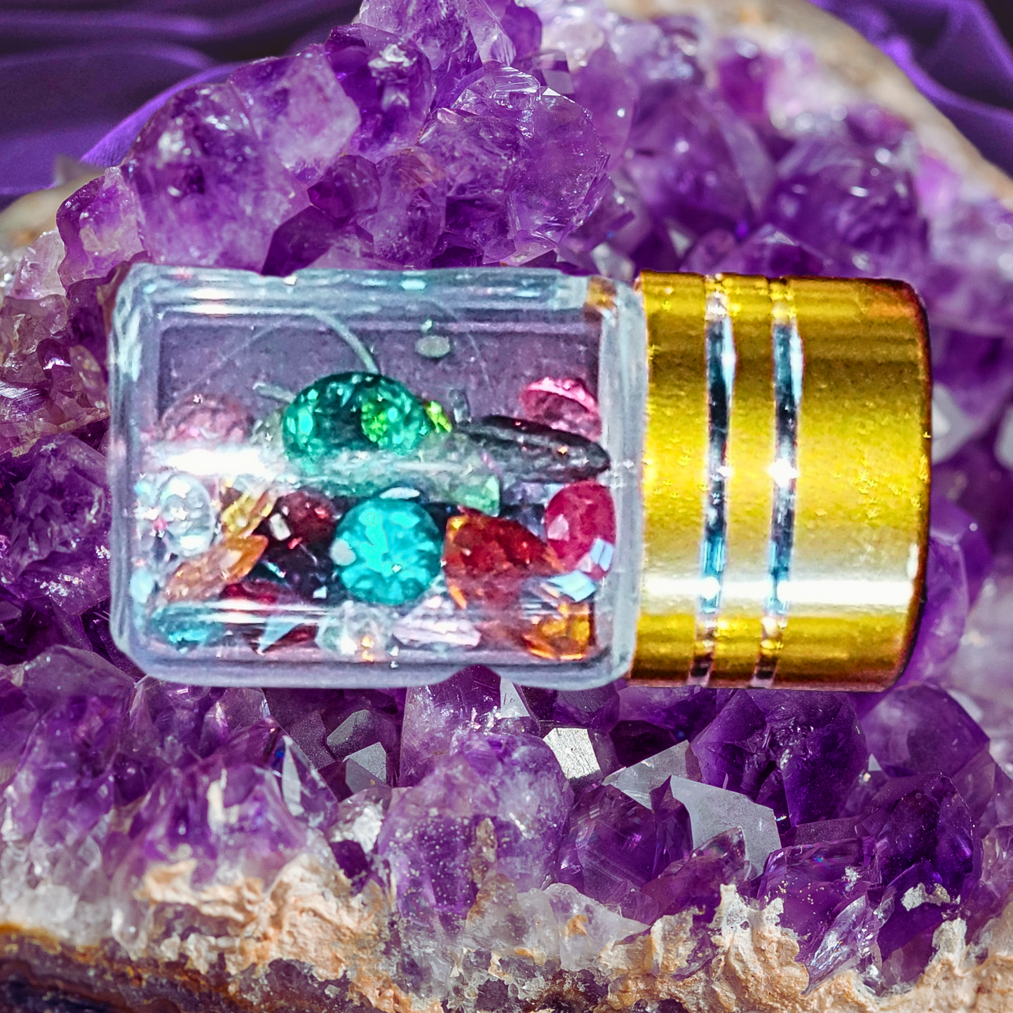 Shooting Star Wishing Bottles with Gemstones & Magick Wishing Ritual