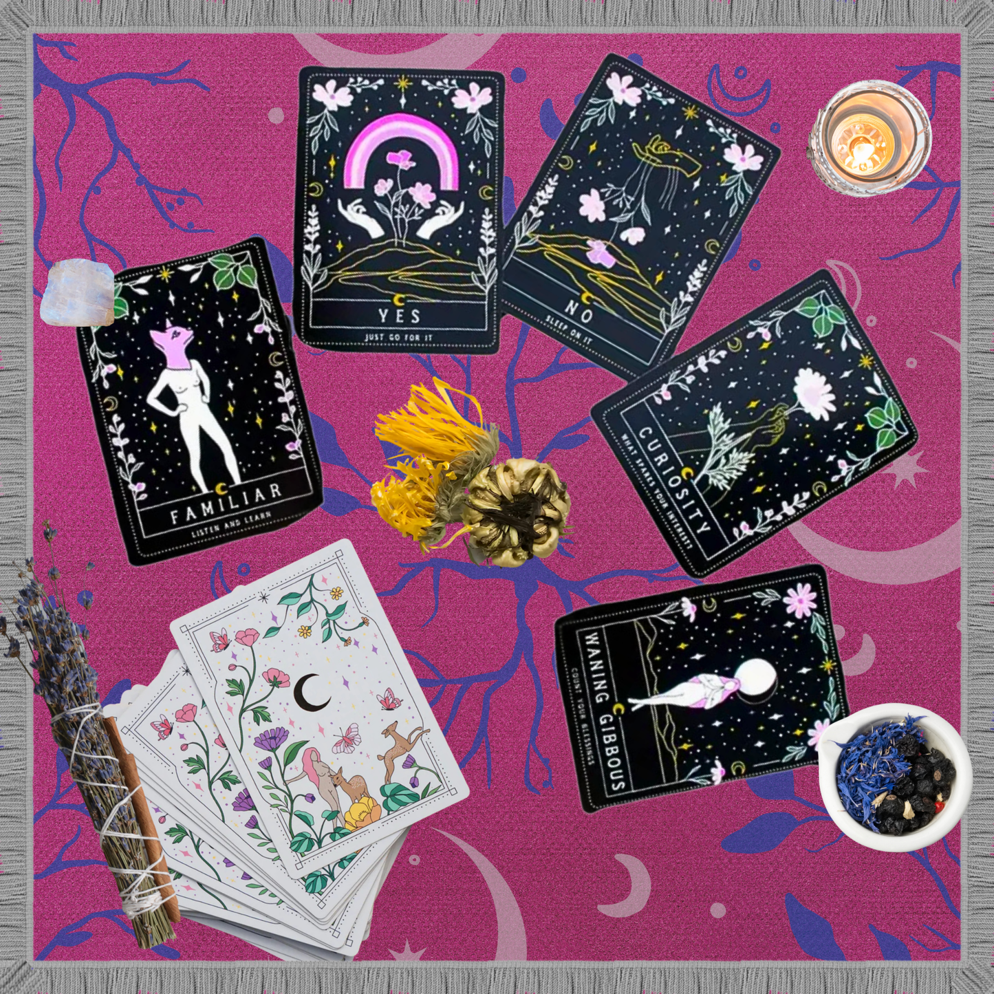 The Moon Witch Oracle: Lunar Magick and Celestial Wisdom