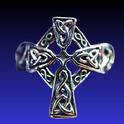 Silver Cross Ring - Magical Energy for Protection and Abundant Blessings