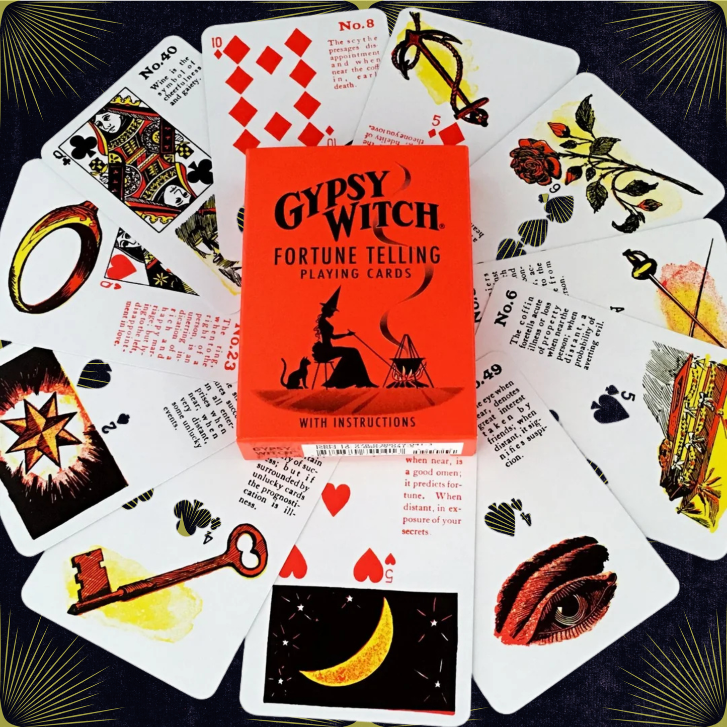 Gypsy Witch Fortune Telling Cards – A Deck of Mystery & Legacy