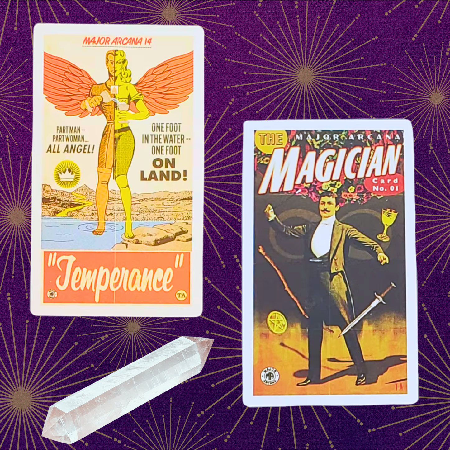 The Pulp Tarot: Where Vintage Grit Meets Arcane Power