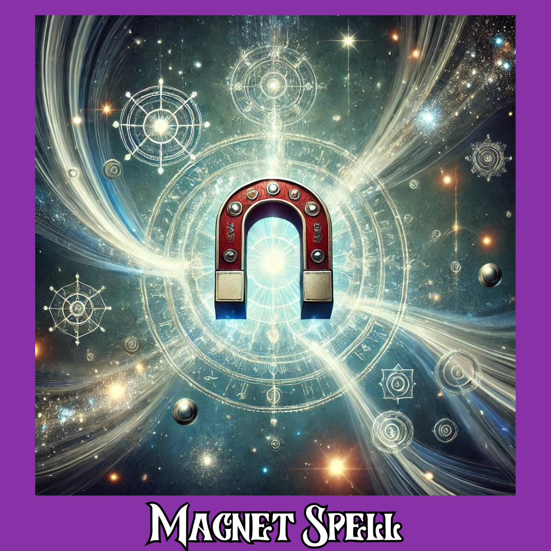 Magnet Spell Pulls  All Good Things - Wealth, Love & Success to You Magically