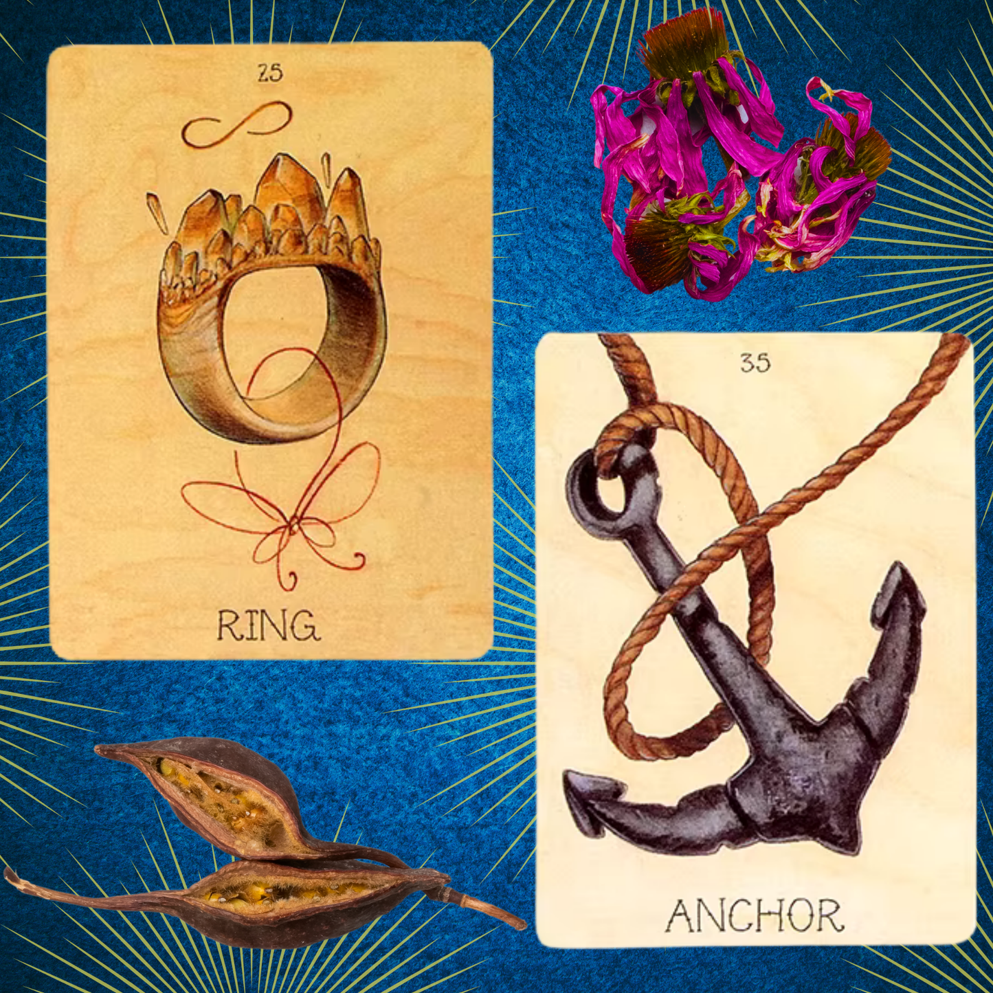 The Seeker’s Lenormand: A Deck of Shadows, Symbols, and Secrets