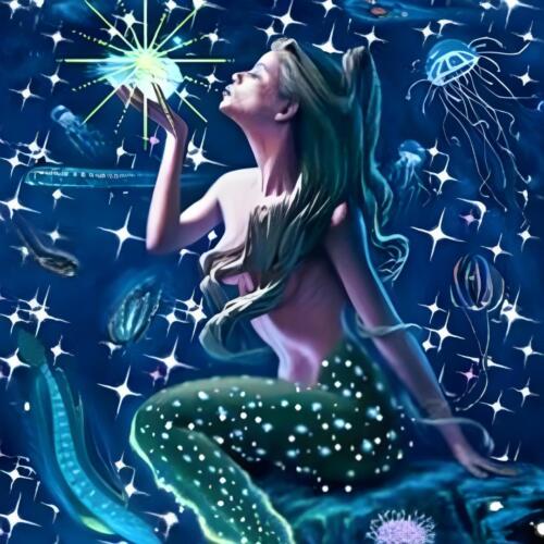 Mermaid Spirit Elsa - Joyful Energy Brings Blessings of Love & Prosperity