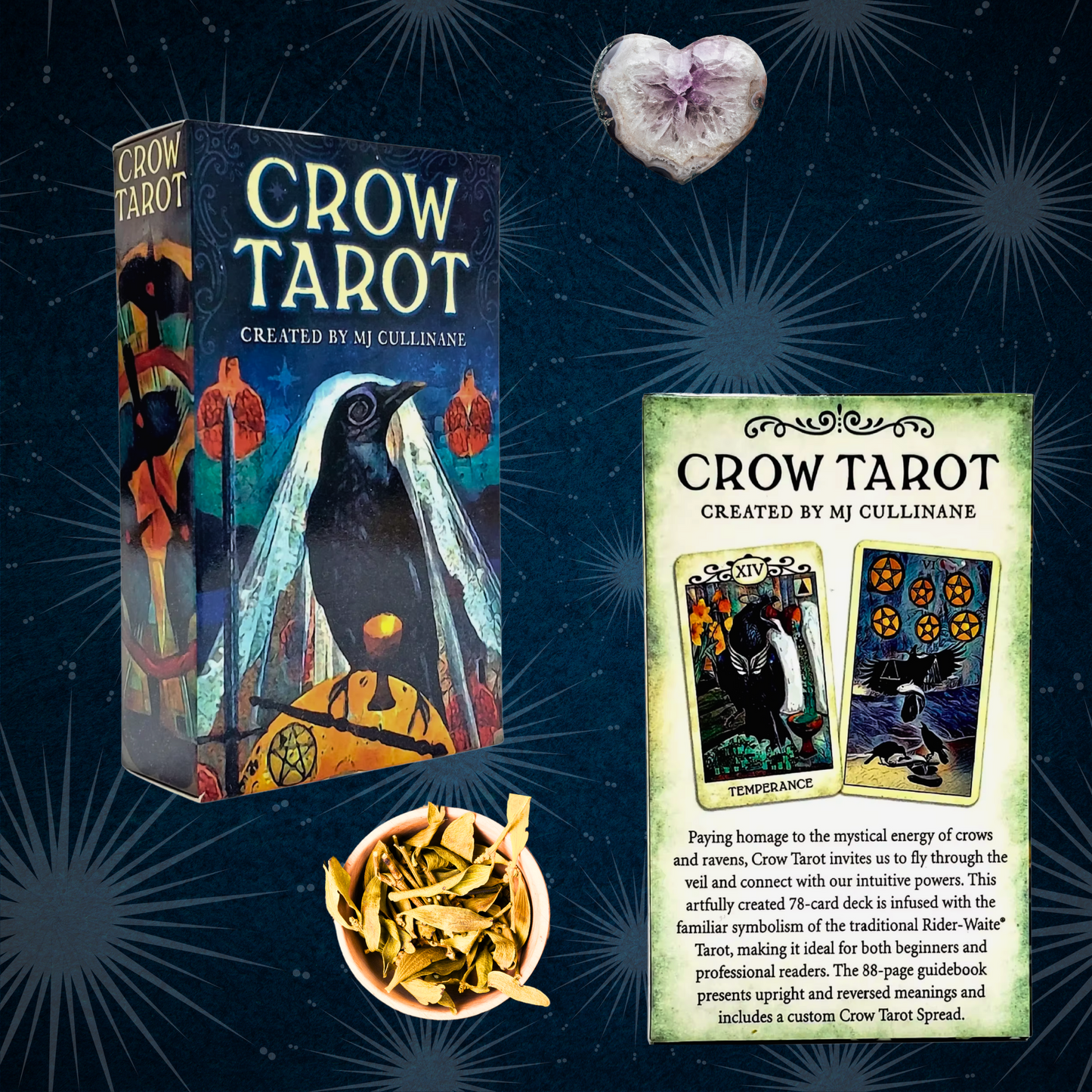 The Crow Tarot – A Darkly Enchanted Deck of Omens, Wisdom & Fate