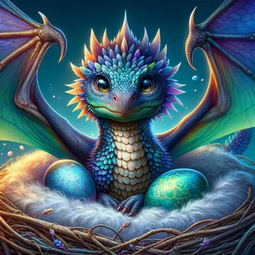 Newborn Dragon Spirit - Phineus Awaits Loving Guidance & Care