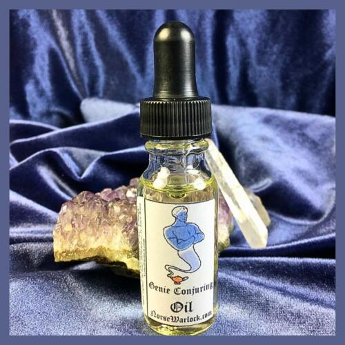 Genie Conjuring Oil - Summon Mighty Spirits for Wishes & Divine Powers