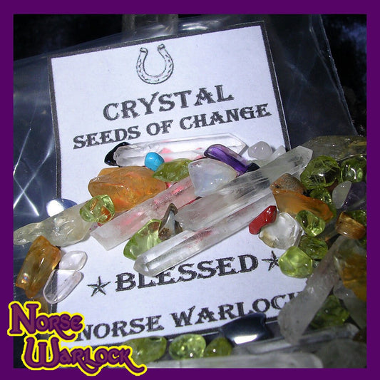 Crystal Seeds of Change - Metaphysical Wishing Stones for Transformation